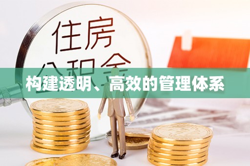 子洲构建透明、高效的管理体系