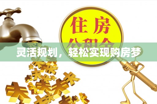 子洲灵活规划，轻松实现购房梦