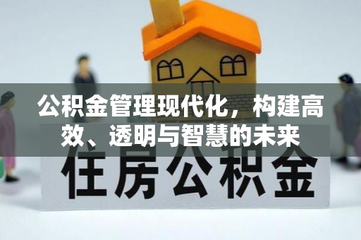 子洲公积金管理现代化，构建高效、透明与智慧的未来