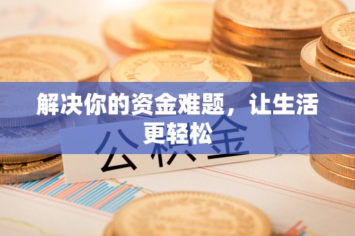 子洲解决你的资金难题，让生活更轻松
