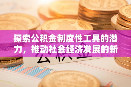 子洲探索公积金制度性工具的潜力，推动社会经济发展的新引擎