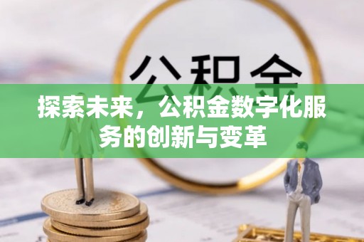 子洲探索未来，公积金数字化服务的创新与变革